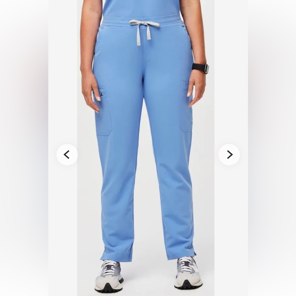 Figs Yola Elastic Waistband Skinny Scrub Pants small‎ tall nurse workwear